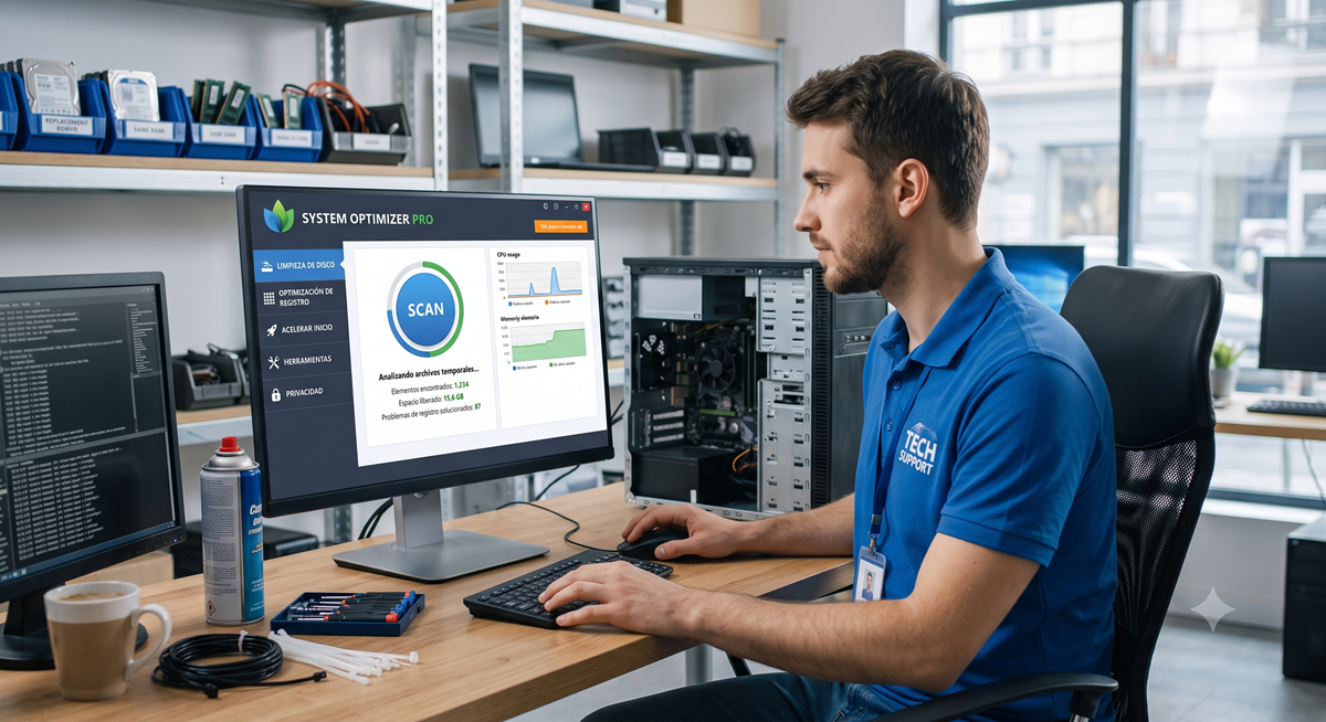 Softwares de optimización de PC