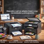 Guía completa sobre tipos de impresoras para oficina y hogar