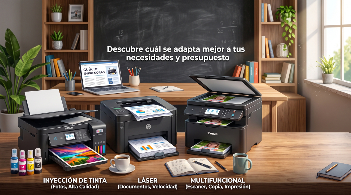 Guía sobre tipos de impresoras